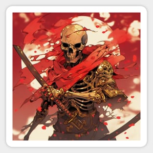 Skeleton Warrior Sticker